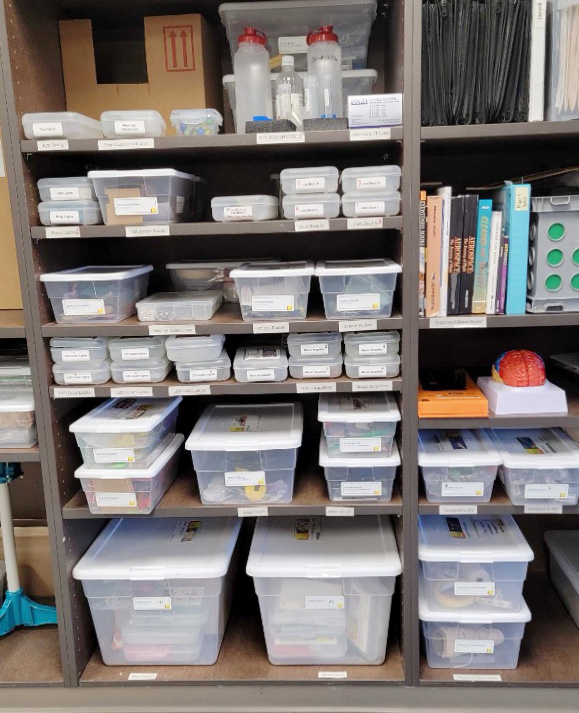 Image of FUSE kits in cabinet